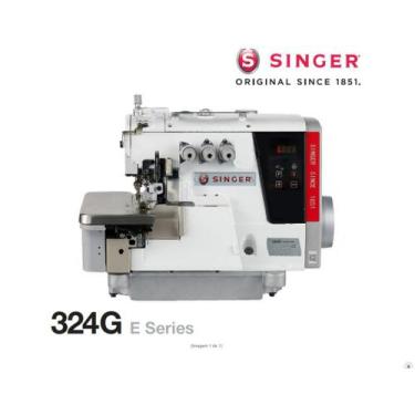 Imagem de LANÇAMENTO Overloque SINGER  324G 3 Fios Direct Drive, 220V, Bege