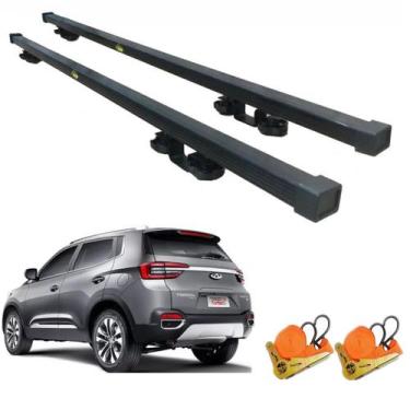 Imagem de Travessa Longarinas Bagageiro Tiggo 5x 2022 2023 e 2 Cintas - Vhip