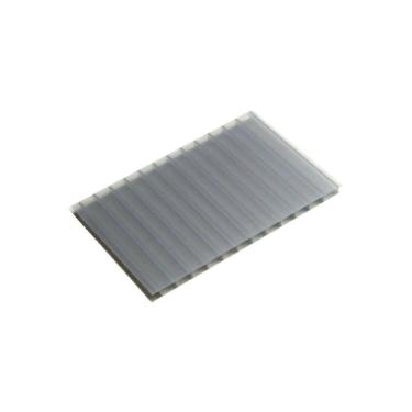 Imagem de Chapa De Policarbonato Alveolar Cinza Refletivo 10mm - 2,10m X 6,00m - Importado