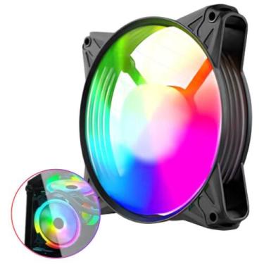 Imagem de Cooler Fan Ventoinha Para Gabinete Gamer Tamanho 120mm Com  Iluminação