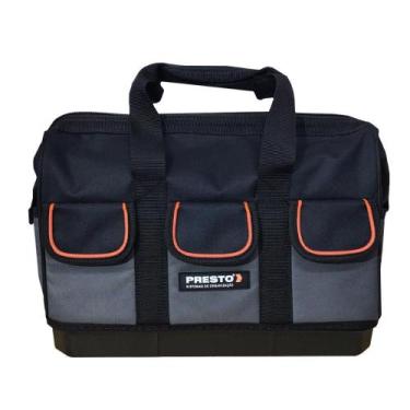 Imagem de Bolsa de Ferramentas 15" para Eletrecista 3 Bolsos com Fundo Rígido Pr