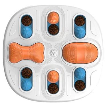 Imagem de Comedouro Brinquedo Interativo Cachorro Cao Pet Raçao Petisco Quebra C
