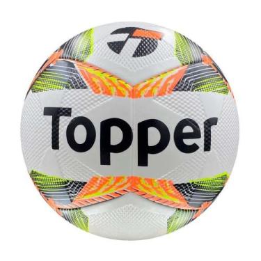 Imagem de Bola Topper Slick 24 - Futsal, Branco, Amarelo, Laranja, Preto, U