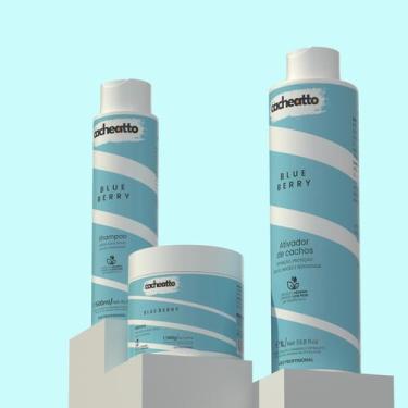 Imagem de Kit Cachos com Shampoo, Máscara e Ativador de Blueberry - Cacheatto