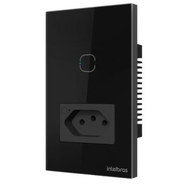 Imagem de Tomada Inteligente Wi-Fi ETS 2001 Preto - Intelbras