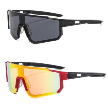 Imagem de Óculos Bike Ciclismo Beach Tennis Proteção Uv Kit 2 Unidades - PENDULA