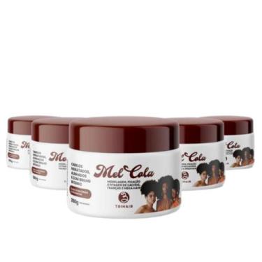 Imagem de Kit 6 Unidades Mel Cola Cachos Naturais e Orgânicos 250g - Trihair