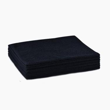 Imagem de Kit 12 Toalhas Manicure Perfeito Estilo, Preto