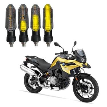 Imagem de Kit Seta para Moto BMW G 450 X Pisca Led Sequencial P53S 12V Esportivo