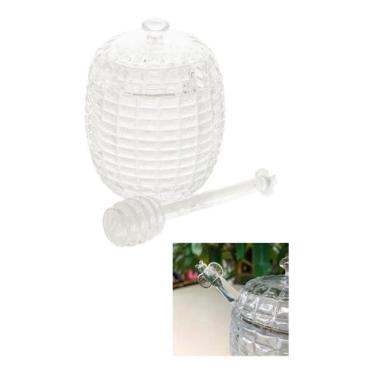 Imagem de Meleira De Cristal Bee Com Pegador Mel E Tampa Tress 210Ml - Lyor