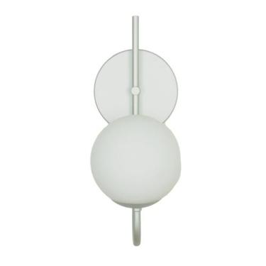 Imagem de Arandela Luminária Ignis Globo 10 cm Moderno Prata 001 - BF Decor