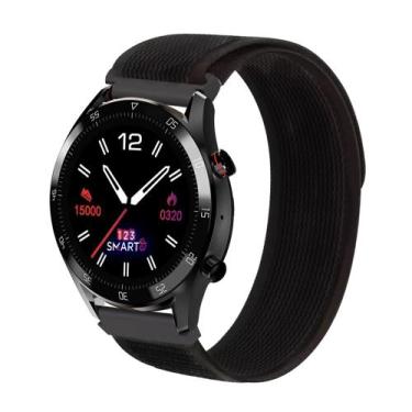 Imagem de Pulseira de Nylon Nova para Hit Wear PSW02PM - Preto - 123Smart