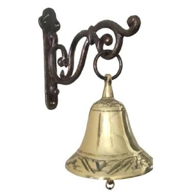 Imagem de Sino De Parede Em Bronze E Alumínio Decorações Presentes Casas  - Wilm