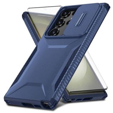 Imagem de Asuwish Capa de celular para Samsung Galaxy S23 Ultra 5G com protetor de tela e capa para câmera deslizante Acessórios de celular híbrido resistente à prova de choque S23Ultra 23S S 23 23Ultra 17.3 cm