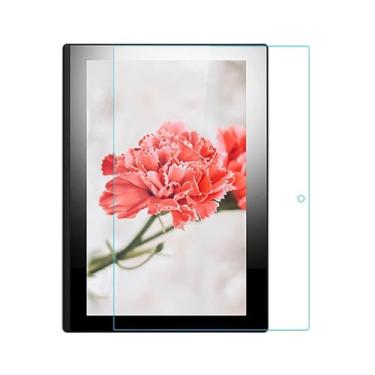 Imagem de Zrengp Película protetora de tela de vidro temperado ultra transparente 9H para Lenovo Miix 320 320-10ICR 25.7 cm Tab 2 3 4 10.1 Plus A10-70F X30F X70F TB-X704F X304F (para Miix 320 320-10ICR 10,1