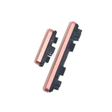 Imagem de Botão liga/desliga + botão de volume botão lateral peça de reparo de substituição para Google Pixel 7A (vermelho)