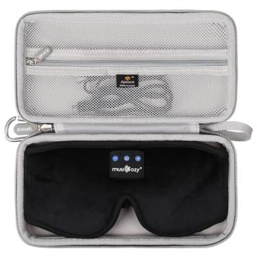 Imagem de Aproca Capa protetora rígida para viagem, para fones de ouvido MUSICOZY Sleep Head, fones de ouvido para dormir, máscara para os olhos