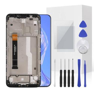 Imagem de JENCYFU Kit de substituição para tela BLU View 3 B140DL Full LCD Screen Display Touch Digitalizador, Montagem completa com ferramenta de reparo para modelo BLU View 3 B140DL 15.2 cm