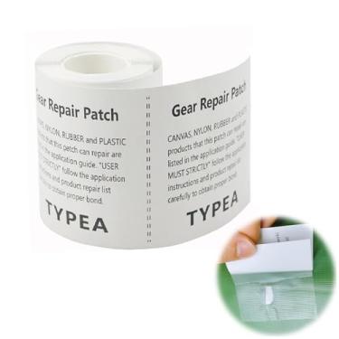 Imagem de hoeslaw Pacote com 50 kit de reparo inflável, 7,6 cm x 221 cm à prova d'água TPU piscina resistente fita adesiva transparente para colchão de ar, barraca, casa, exercício, bola, caiaque, piscina, boia