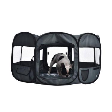 Imagem de Cercadinho para cães de estimação Octagonal Travel Amazon Basics Large