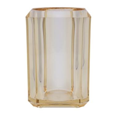 Imagem de Mimo Style, Porta Escova de Dentes em Acrílico Minimalista Listraseve - Âmbar