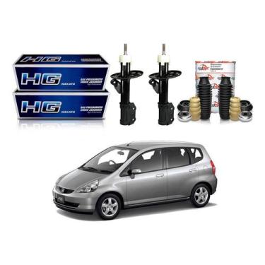 Imagem de Kit Amortecedor Dianteiro Nakata Fit 1.5 2005 A 2008
