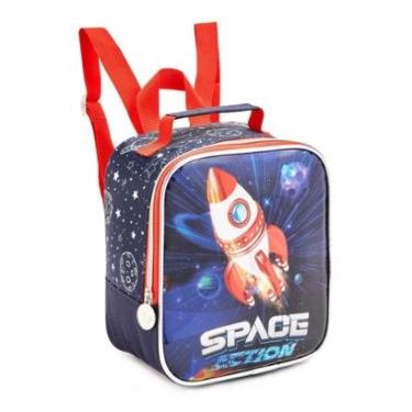 Imagem de Lancheira Termica Escolar Merendeira Menino Foguete Espacial-Masculino