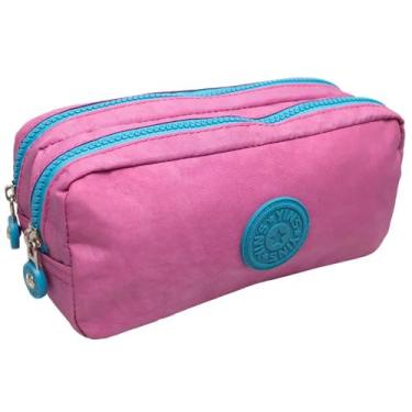 Imagem de Estojo Escolar Casual Duplo Crinkle YS27295 - YIN'S, Rosa