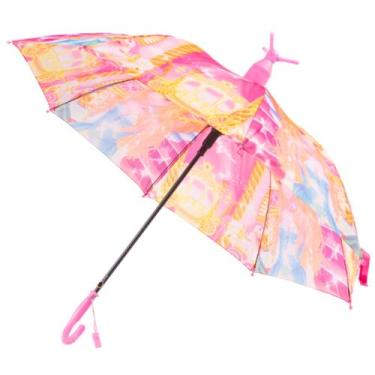 Imagem de Guarda Chuva Infantil Automático Menina Com Apito e Copinho - lurs, AM