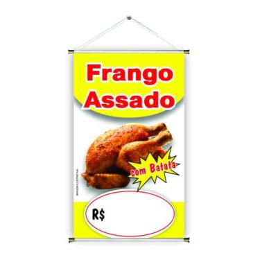 Imagem de Banner pronto Assado REF 022  medida 45x70 cm (arte Pronta)