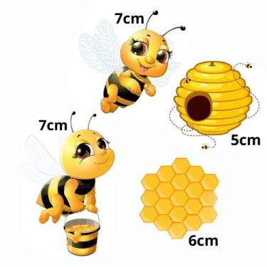 Imagem de Kit Cortador Modular Abelhinha 7CM - Embody3d