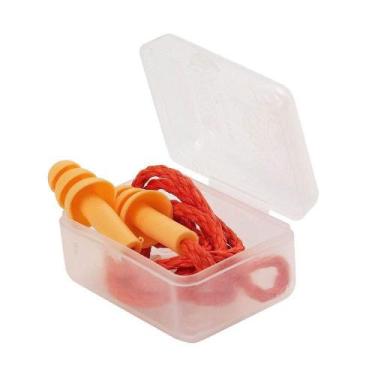 Imagem de 10 Pares Protetor Auricular Silicone Laranja 18dB - Protect Quality