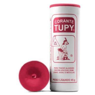 Imagem de Corante para Tingir Tecidos Roupa Tupy 45g Diversas Cores, Pink