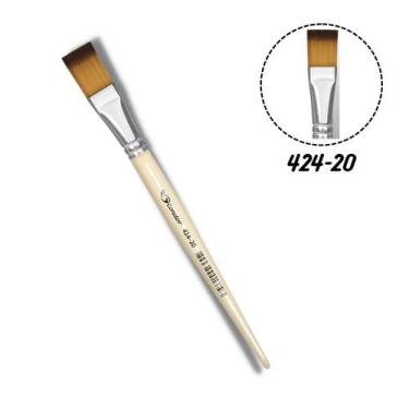Imagem de Pincel Condor 424-20 Chato Sintético Cabo Curto