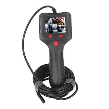 Imagem de Endoscópio Industrial Cam Boroscópio de Inspeção Portátil Tela Lcd de 2,4 Polegadas Lente de 8mm Ip67 Brilho Ajustável à Prova D'água para Inspeção de Dutos