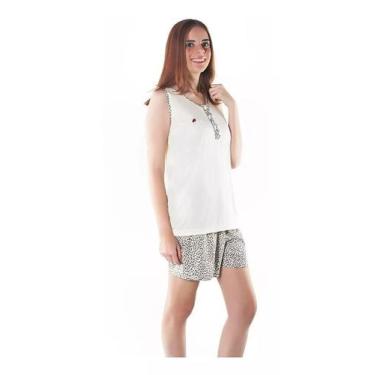 Imagem de Pijama Masculino Longo Inverno Decote em V Detalhe Bordado - Dal Rover