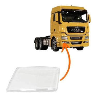 Imagem de Lente Farol Esquerdo (Motorista) Vw Man Tgx - LNG