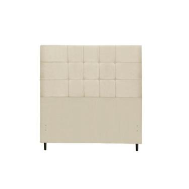 Imagem de Cabeceira New Maveric  Estofada Com Botão de Tecido para Cama Box Solt