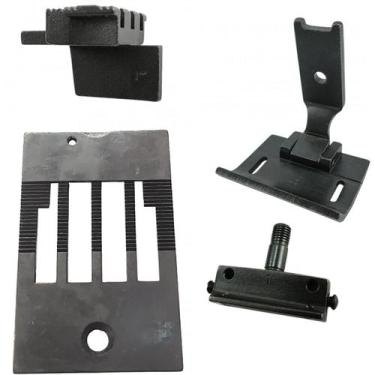 Imagem de Chapa Dente Calcador Bitola Pespontadeira 2 Agulha 1 25,4mm - Evolvere