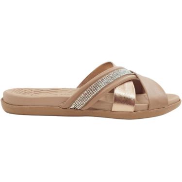 Imagem de Tamanco Feminino Casual Dia a Dia Passeio Trabalho com Strass Ultra Conforto Beira Rio 8544.103