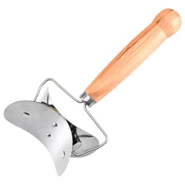 Imagem de MAGICLULU Cortador de massa de aço inoxidável para bolinhos de massa de ravióli, rolo circular, cortador de massa, cortador de bolinhos, ferramenta de corte de pastelaria, acessórios de cozinha