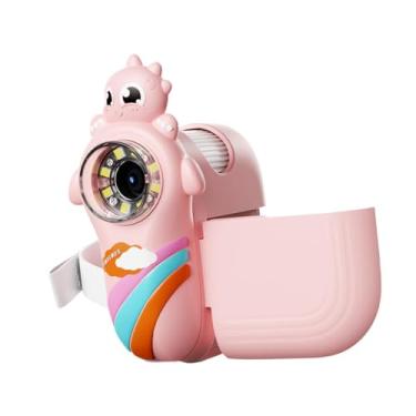 Imagem de Esquirla Microscópio para crianças 1000x mini portátil presentes de aniversário de natal lupa microscópio digital para idades 3-12 meninos meninas, Rosa