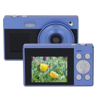 Imagem de Câmera Digital, Câmera Digital FHD 1080P 48MP Aponte e Dispare, Câmera de Vlogging Com Zoom Digital 16X Câmera Selfie de Tela Dupla, Câmera Pequena Compacta para Crianças (32 GB)