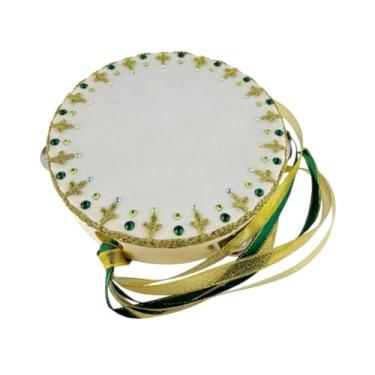 Imagem de MERIGLARE Pandeiro de dança de balé, instrumento musical de percussão manual, adereço de dança educacional musical para performance de balé para, 8 Inch