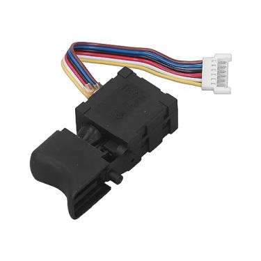 Imagem de Furadeira Elétrica Universal Sem Escova, Botão de Bloqueio de Controle de Velocidade 42v, Iluminação Conveniente e Prática