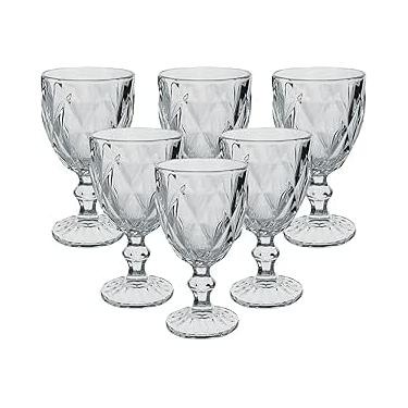 Imagem de Kit de 6 Taças de vidro Diamond 330 ml