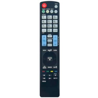 Imagem de AKB72914002 Controle remoto de substituição compatível com LG LCD LED TV 55LE75QQ 32LE5400 47LX6500 55LE8500 42LX6500 55LX6500 42LE5400 50PK750 32LD550 55LE550 00 42 LD550 55LE7500 46LD550 52LD550