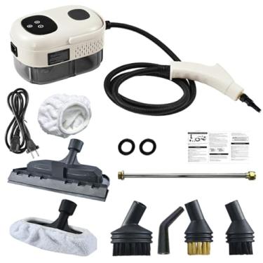 Imagem de Limpador a vapor de alta pressão de 2500 W, tanque de 1,1 L, limpador a vapor portátil, limpador a vapor pressurizado para cozinha, banheiro, carro