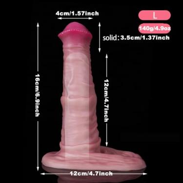 Imagem de Manga para pênis - brinquedo sexual masculino extensor de pênis ampliador de pênis bomba de pênis ampliação brinquedos adultos vibrador realista anel para aumentar prolongar, brinquedos (L)