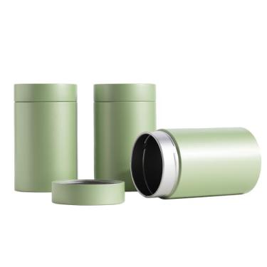 Imagem de Tianhui 3 Pacotes Lata de Chá Lata para Chá Solto Lata de Chá de Metal 9 Oz 15 Oz Lata Redonda para Grãos de Café Recipiente de Chá para Armazenamento de Cozinha Açúcar Matcha Spic (C_2,95X4,92")